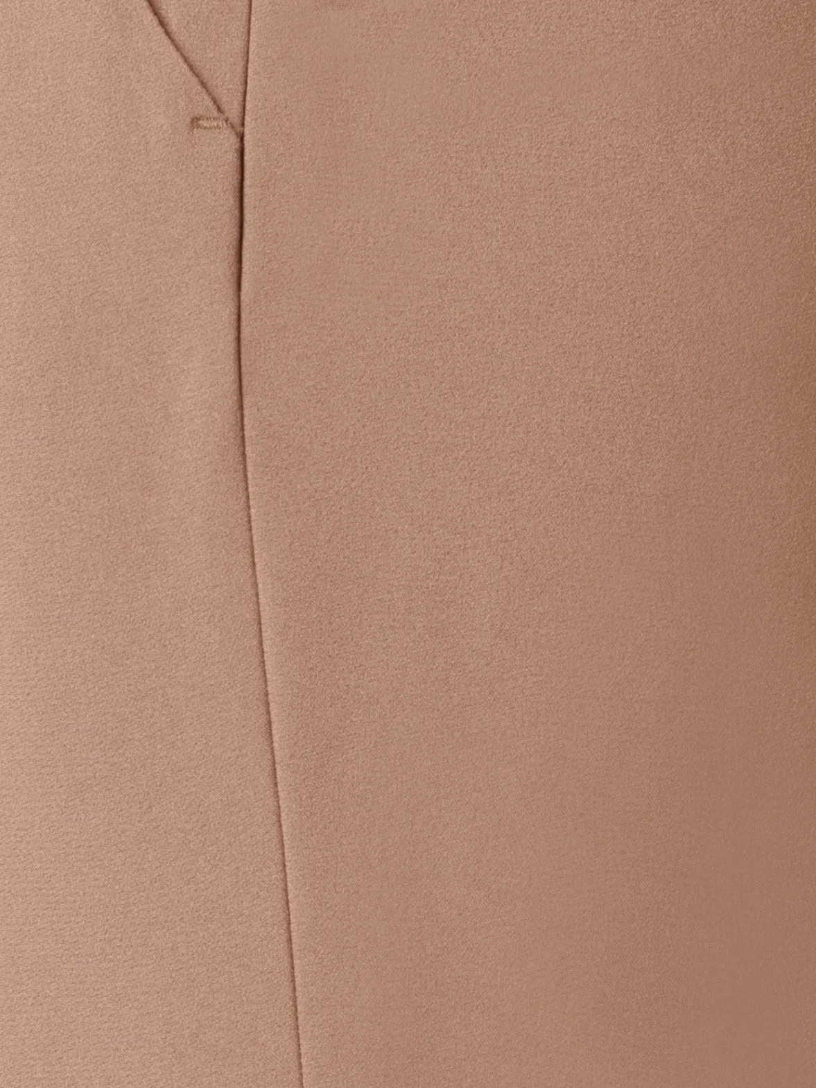Cuffed Tapered Crêpe Pants