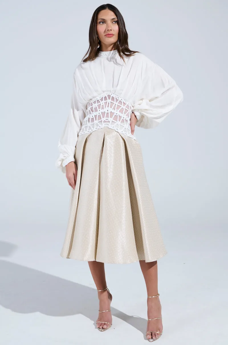 DAISY MIDI SKIRT