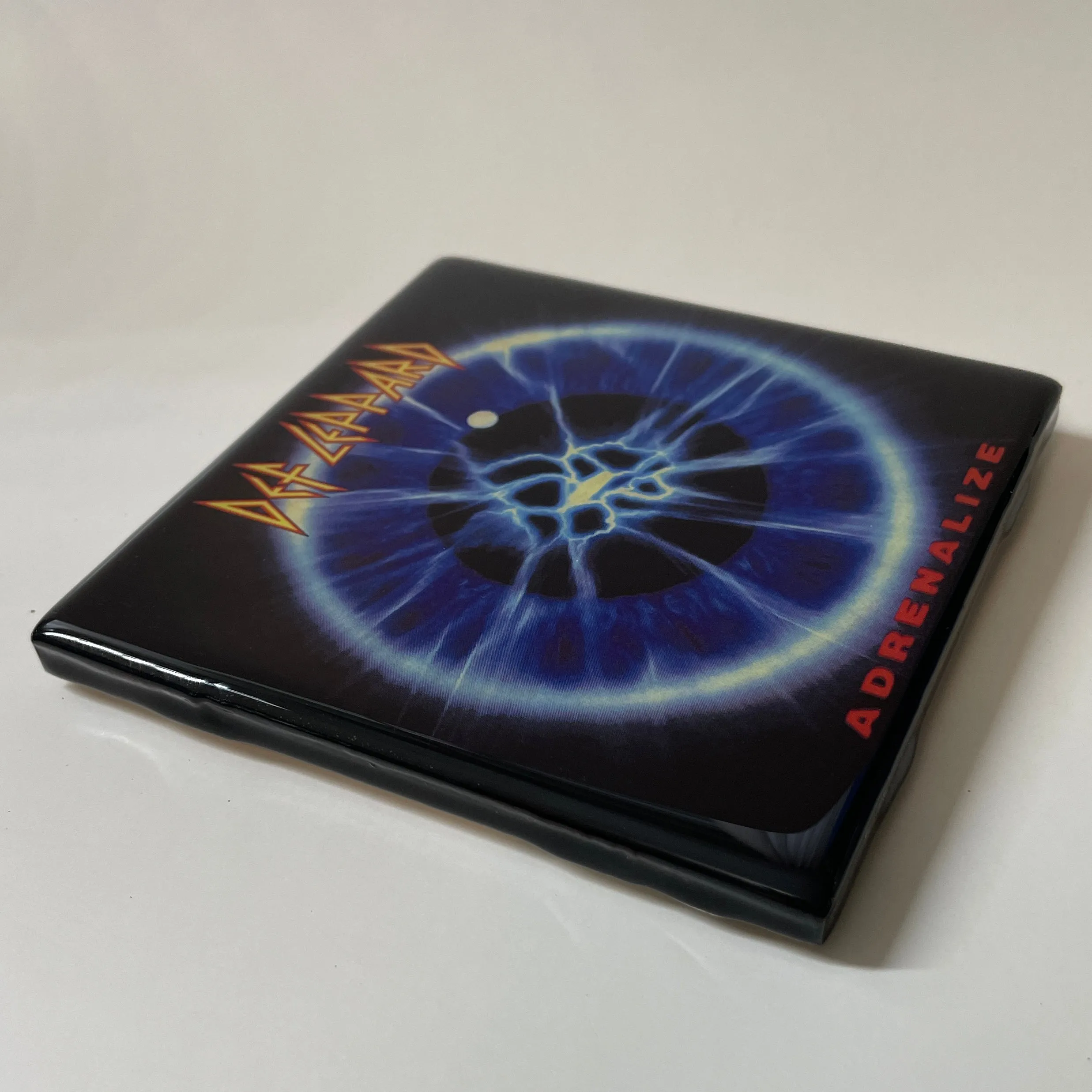 DEF LEPPARD Adrenalize Coaster Record Cover Ceramic Tile