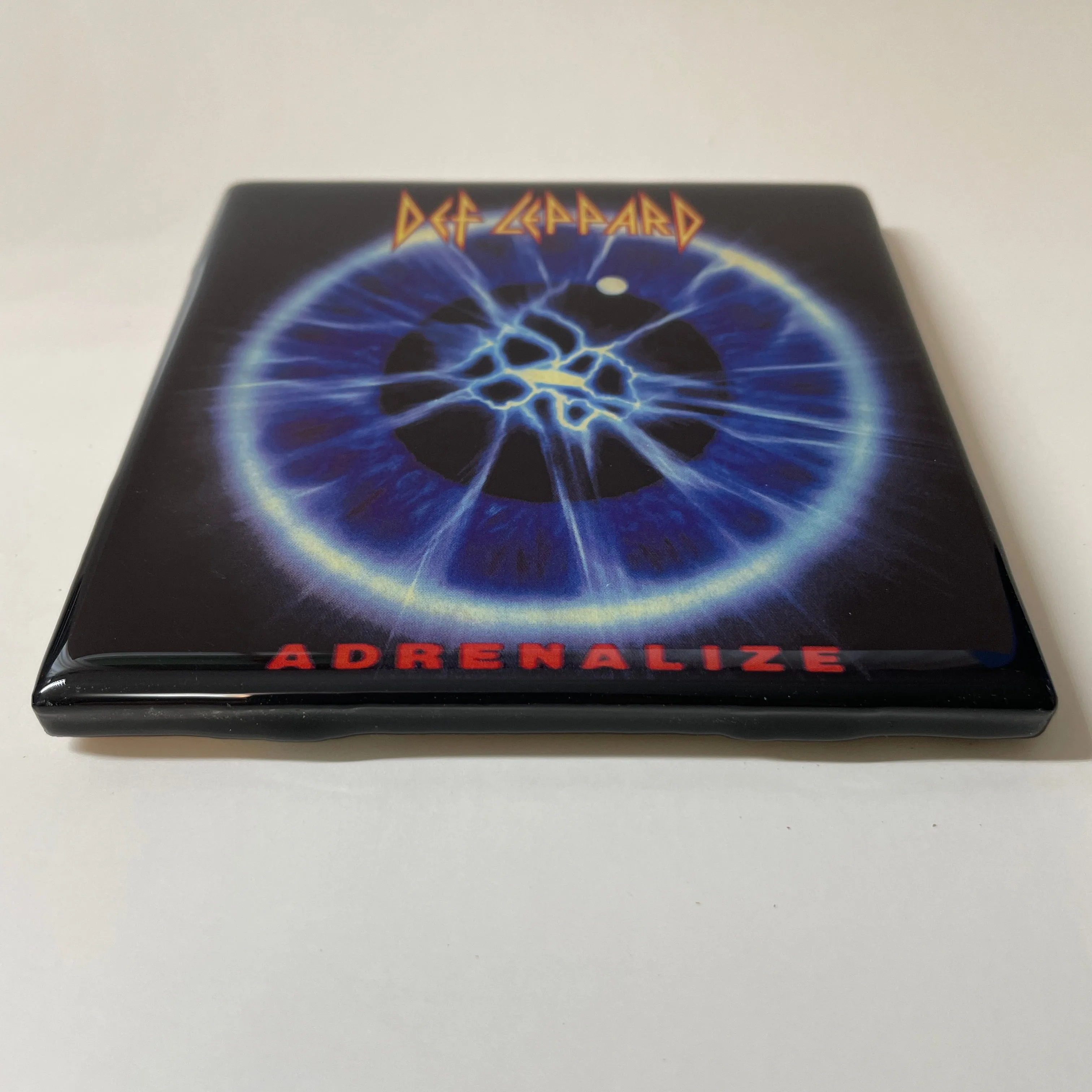 DEF LEPPARD Adrenalize Coaster Record Cover Ceramic Tile
