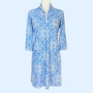 Doral Dress in Marrakesh Express Blue