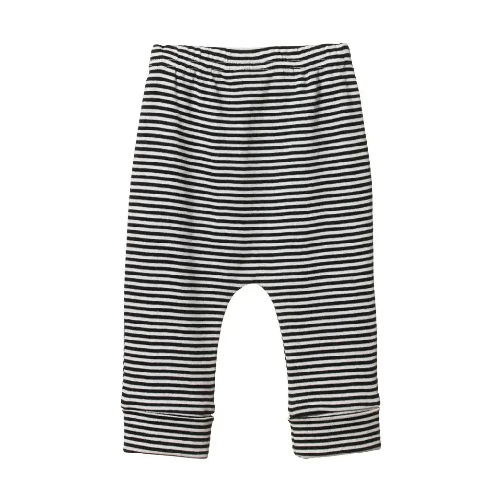 Drawstring Pants - Navy Stripe