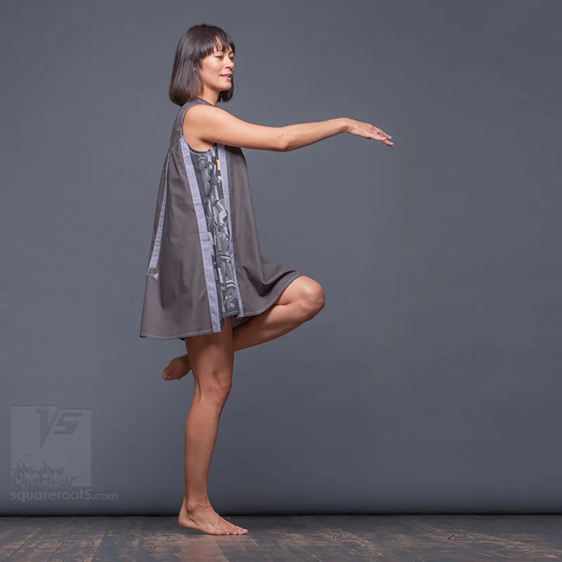 Dress "Cosmic Tetris" model "SG" Short Gray