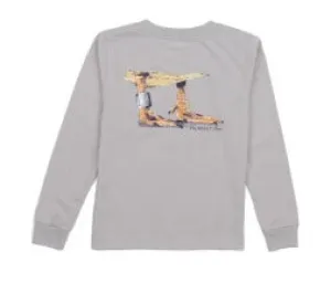 Duck Band Ice Grey Long Sleeve Tee