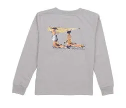 Duck Band Ice Grey Long Sleeve Tee