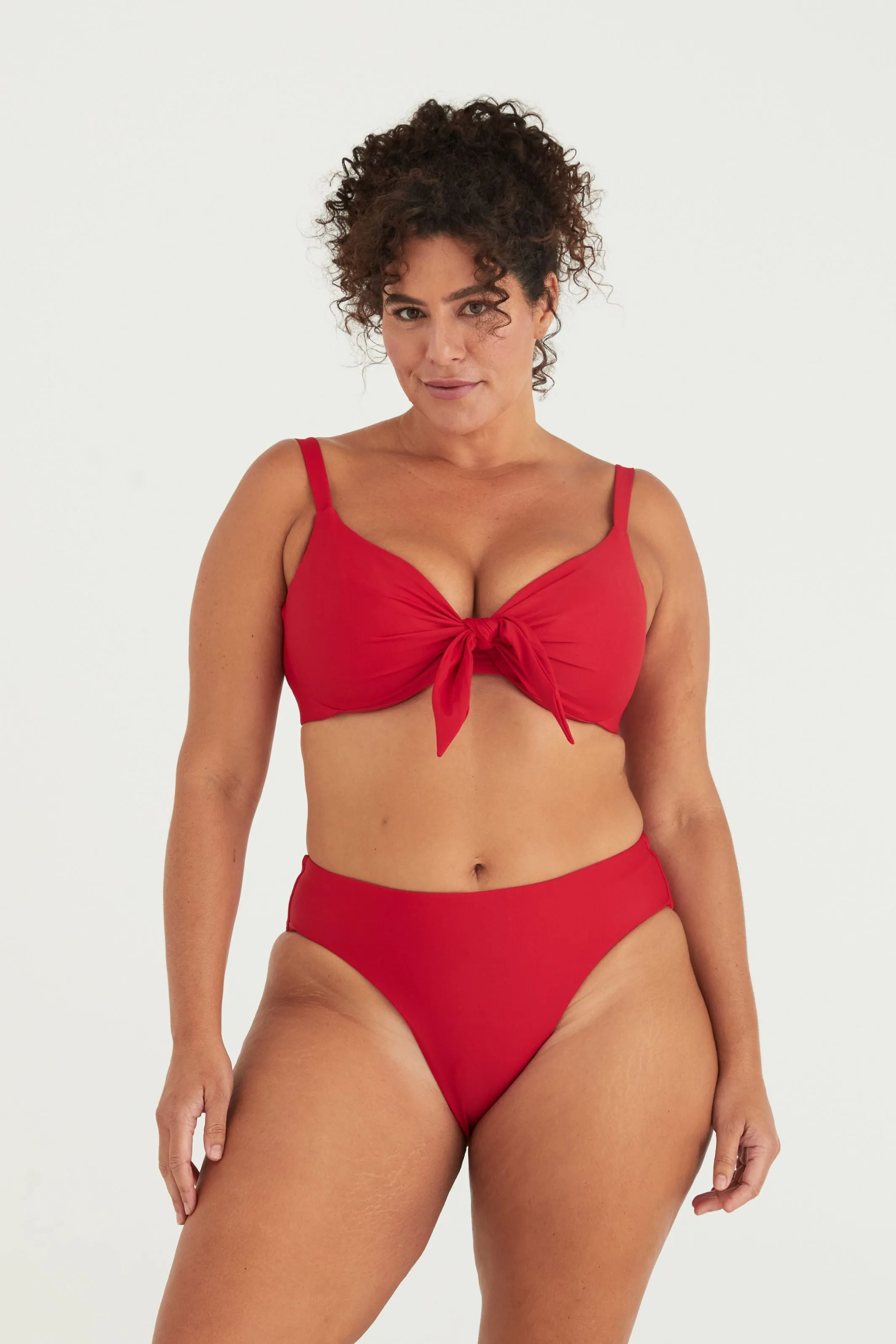 EMELIE BIKINI TOP - ROUGE