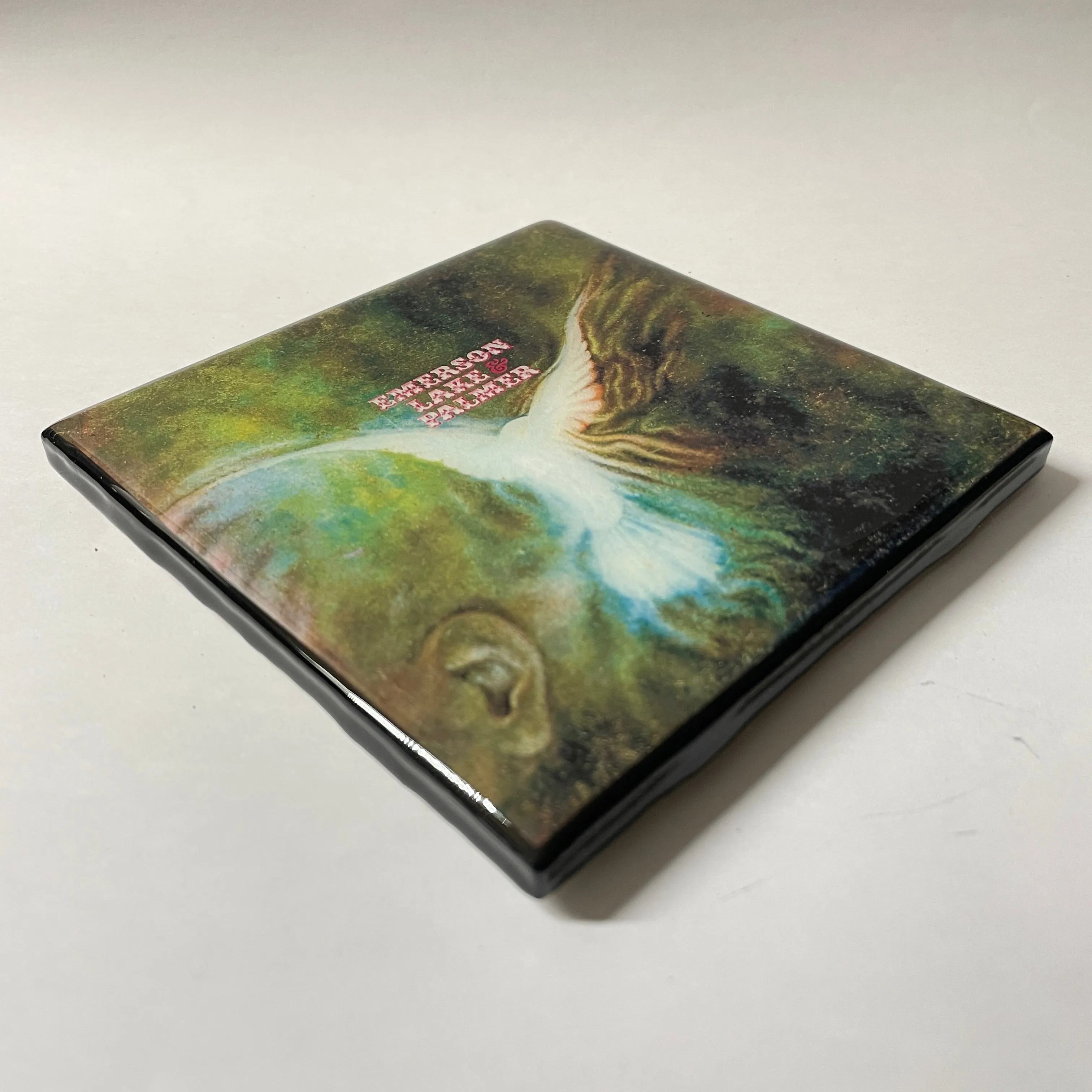 EMERSON LAKE & PALMER Custom Ceramic Tile Coaster