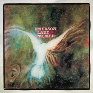 EMERSON LAKE & PALMER Custom Ceramic Tile Coaster