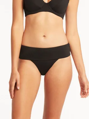 Essentials Roll Band Bottom In Black
