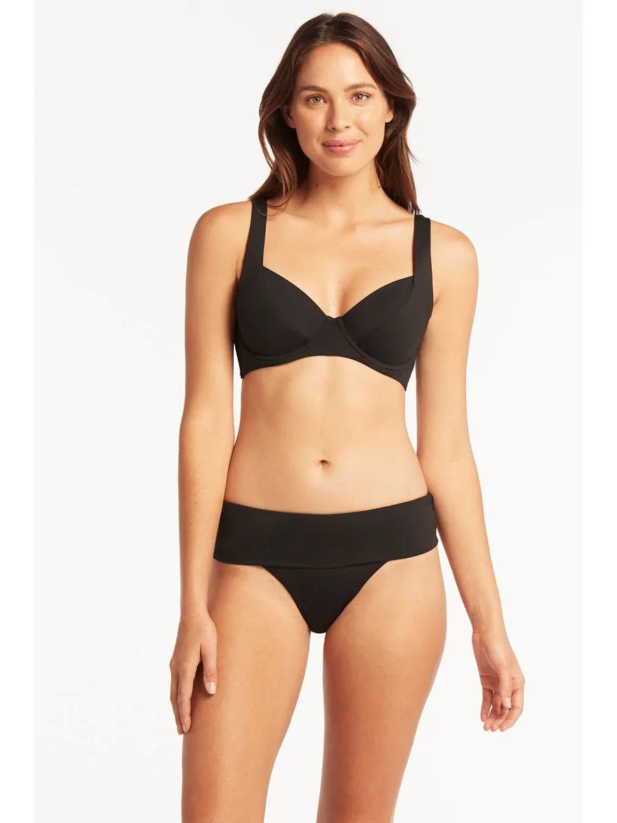 Essentials Roll Band Bottom In Black