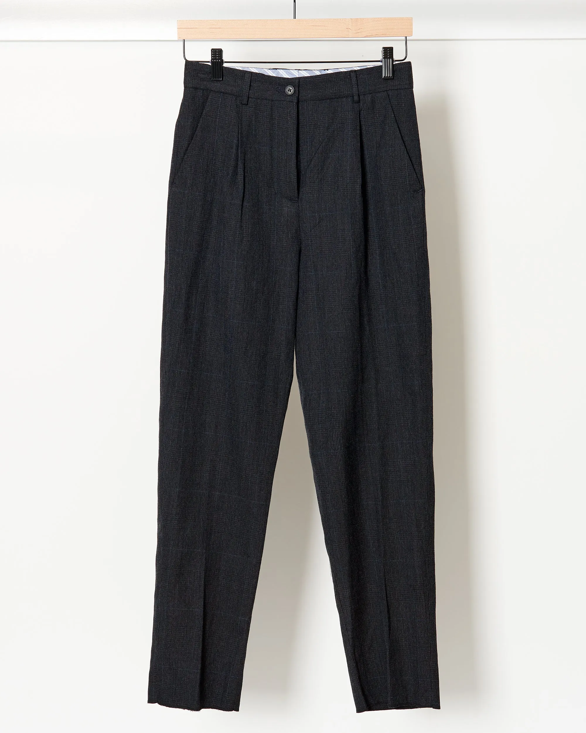 Farmer Pants Charcoal Check