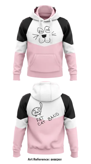 Fat Cat Band  Core Men's Hooded Performance Sweatshirt - 8hMqnv