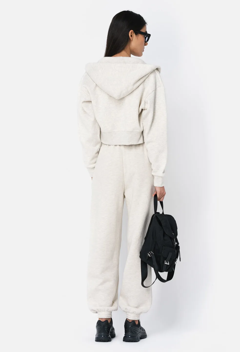 Fleeced Boca Zip Hoodie / Oat