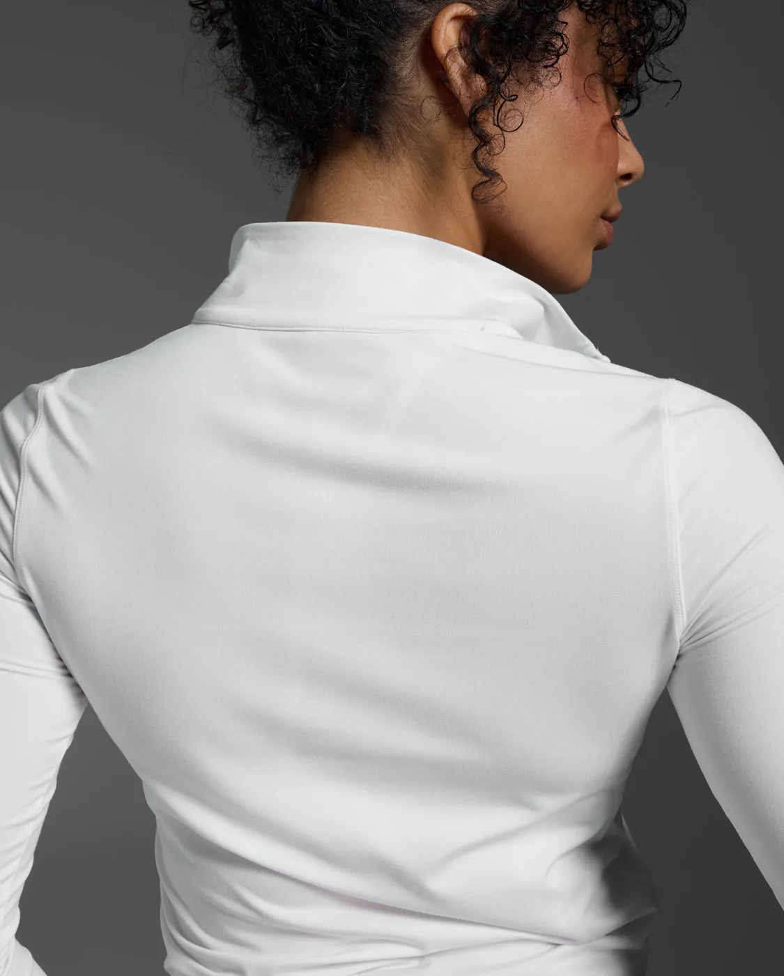 Flex Crop 1/2 Zip Long Sleeve