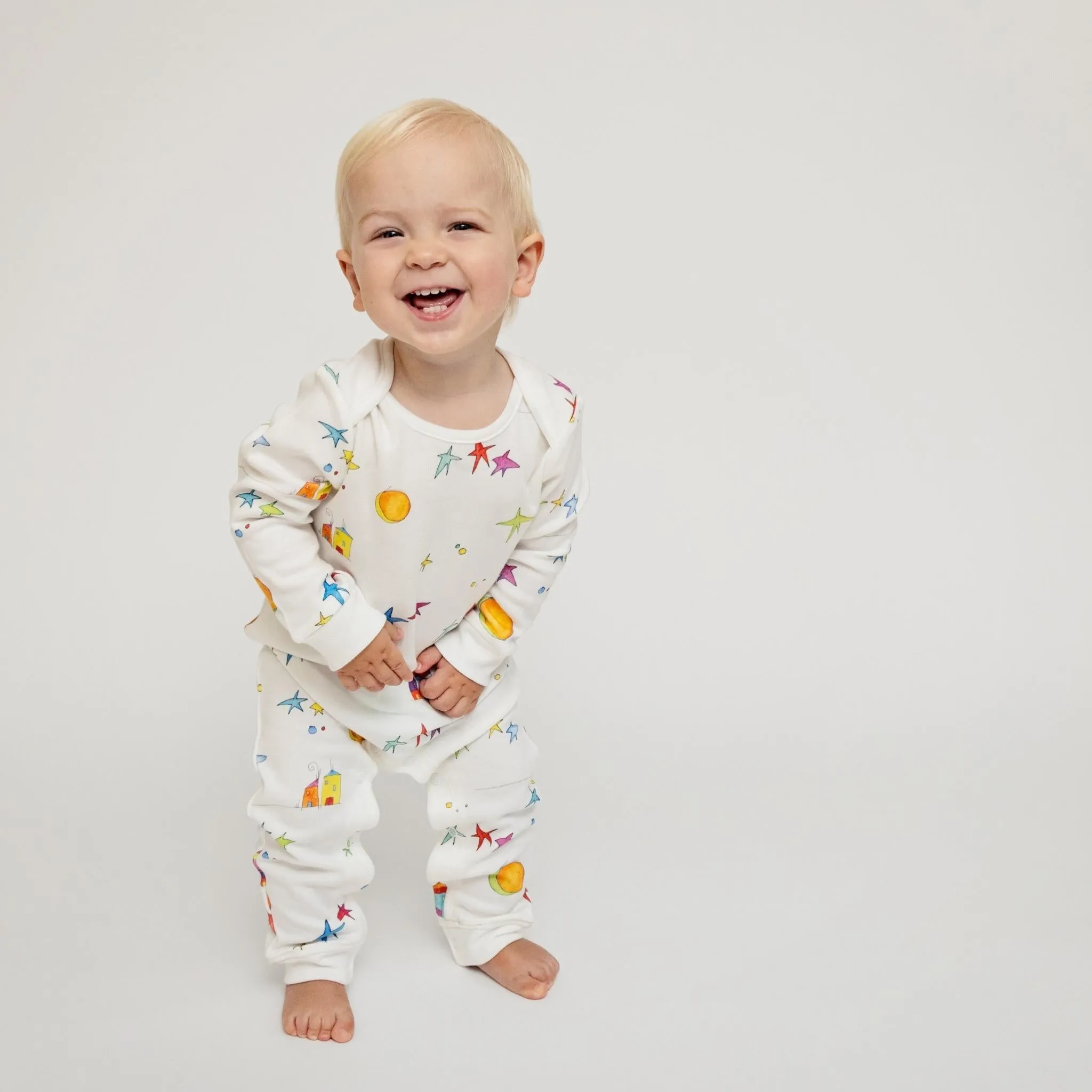 Flying Edna x From Babies with Love - Galaxy organic baby gift set