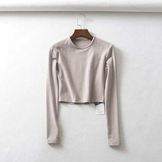 FOURBASIX Signature Sleeved Crop
