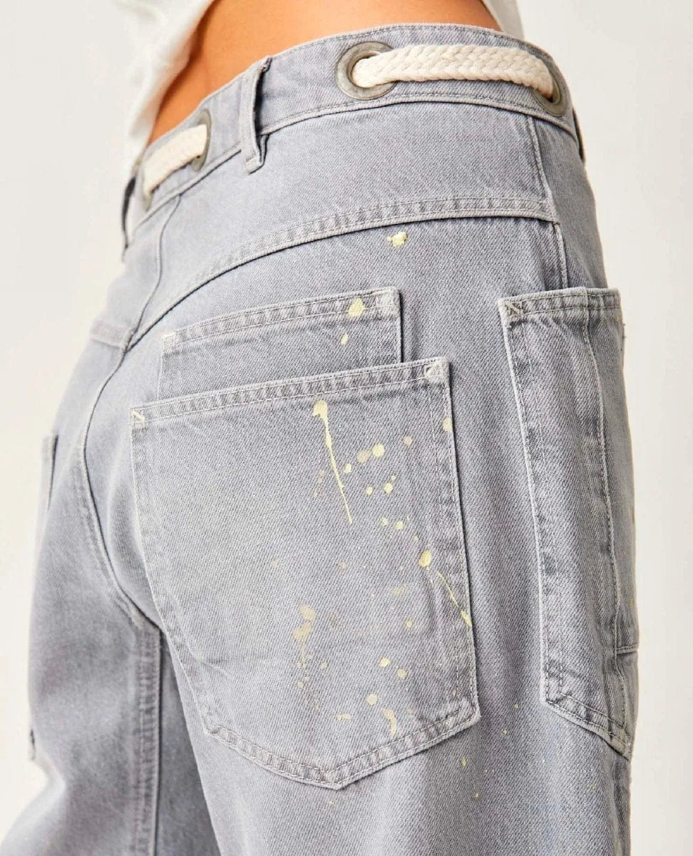 Free People Moxie Barrel Jean in Little Darling