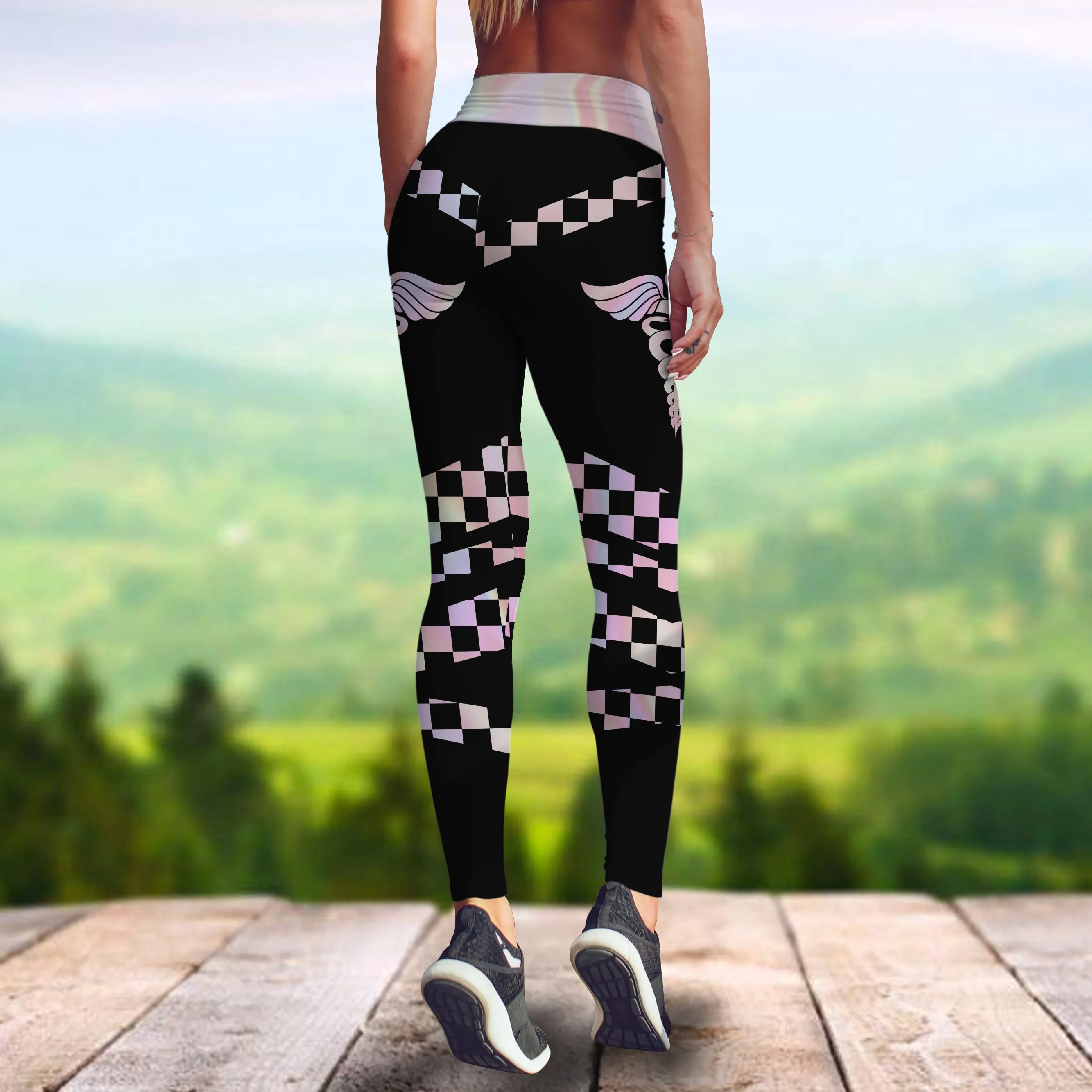 Gift For Nurse Hologram Nurse Leggings