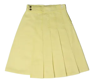 Half pleat yellow skirt by Crew Kids