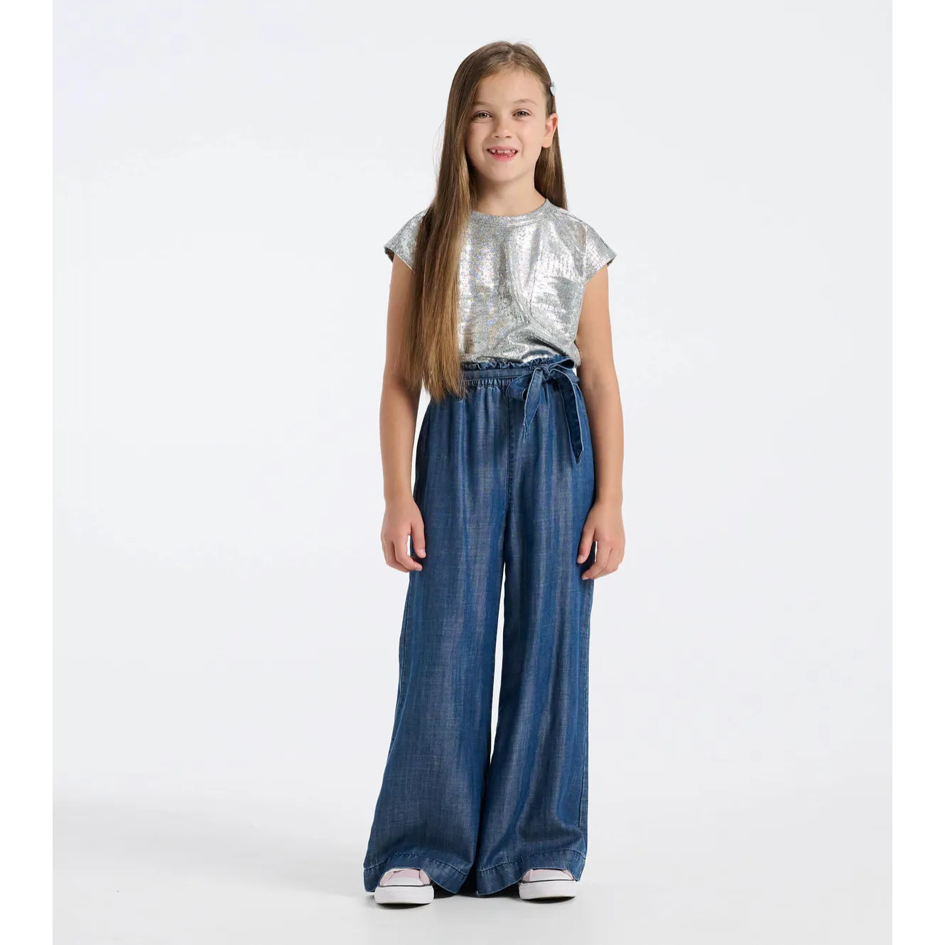 Hatley Tencel Textured Paperbag Pants