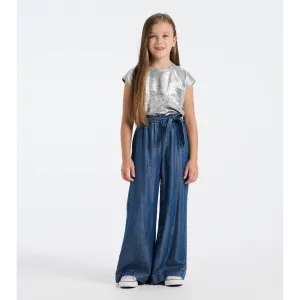 Hatley Tencel Textured Paperbag Pants