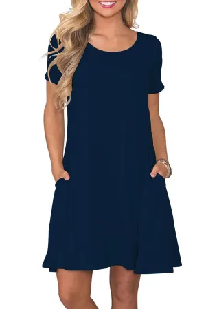 IN STOCK NAVY DRESS WITH POCKETS LEGGINGS - YOGA - EXCLUSIVE! BATCH 1 (WHOLESALE)