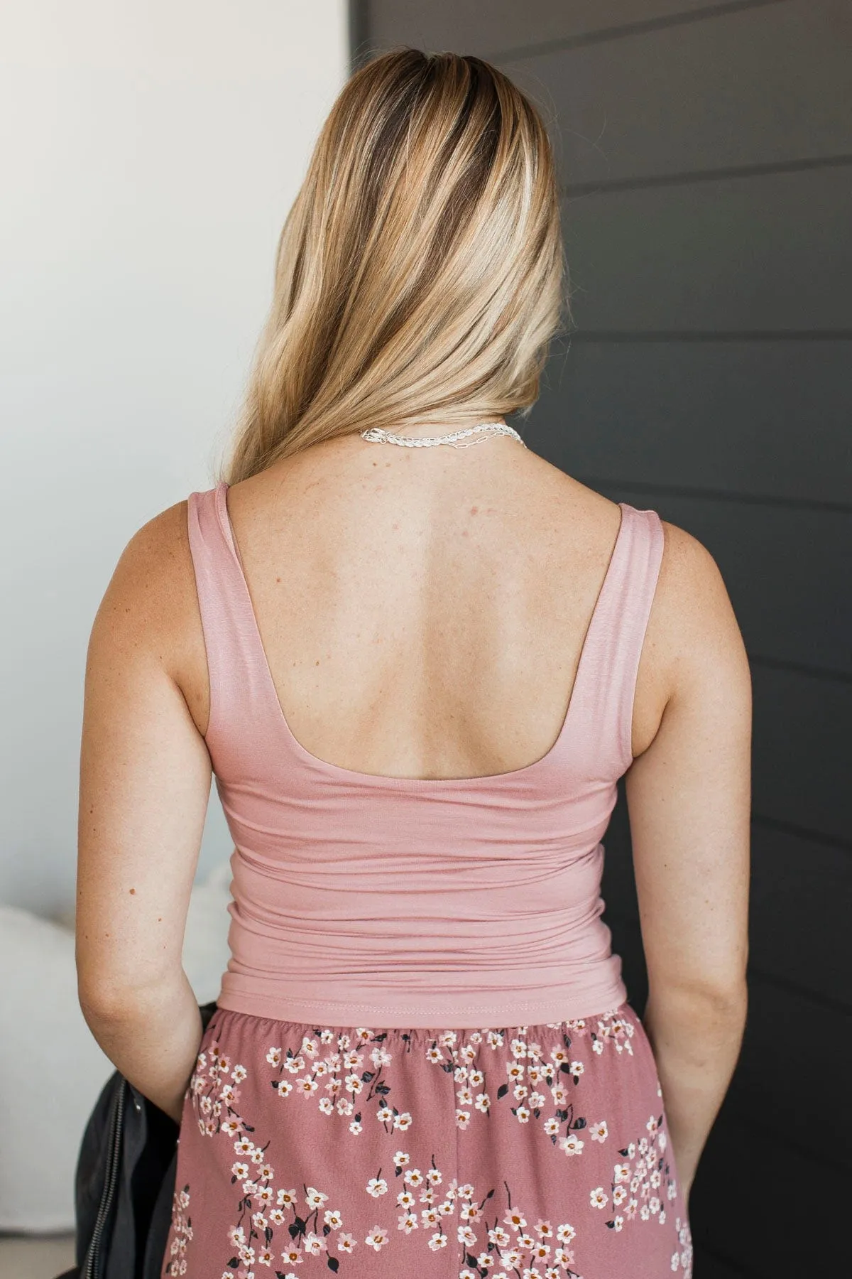 Isn't She Lovely Knit Tank Top- Blush