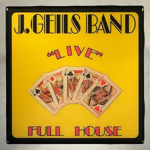J. GEILS BAND Live Full House Record Cover Ceramic Tile Coaster