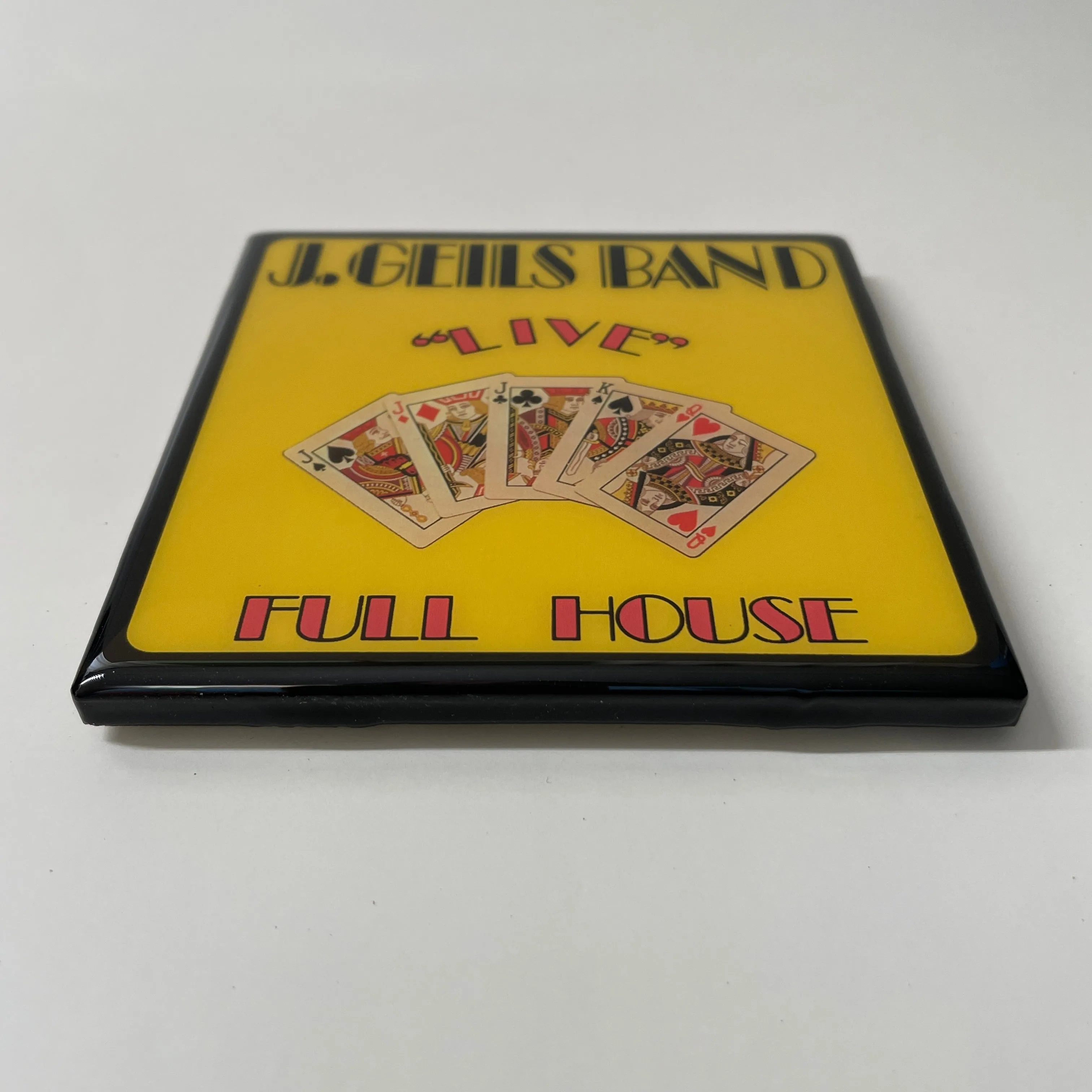 J. GEILS BAND Live Full House Record Cover Ceramic Tile Coaster