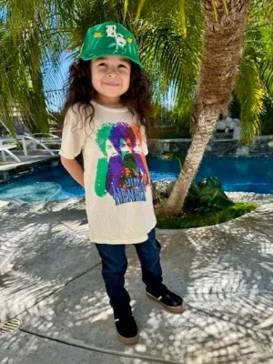Jimi Hendrix Rainbow Short-Sleeve Tee