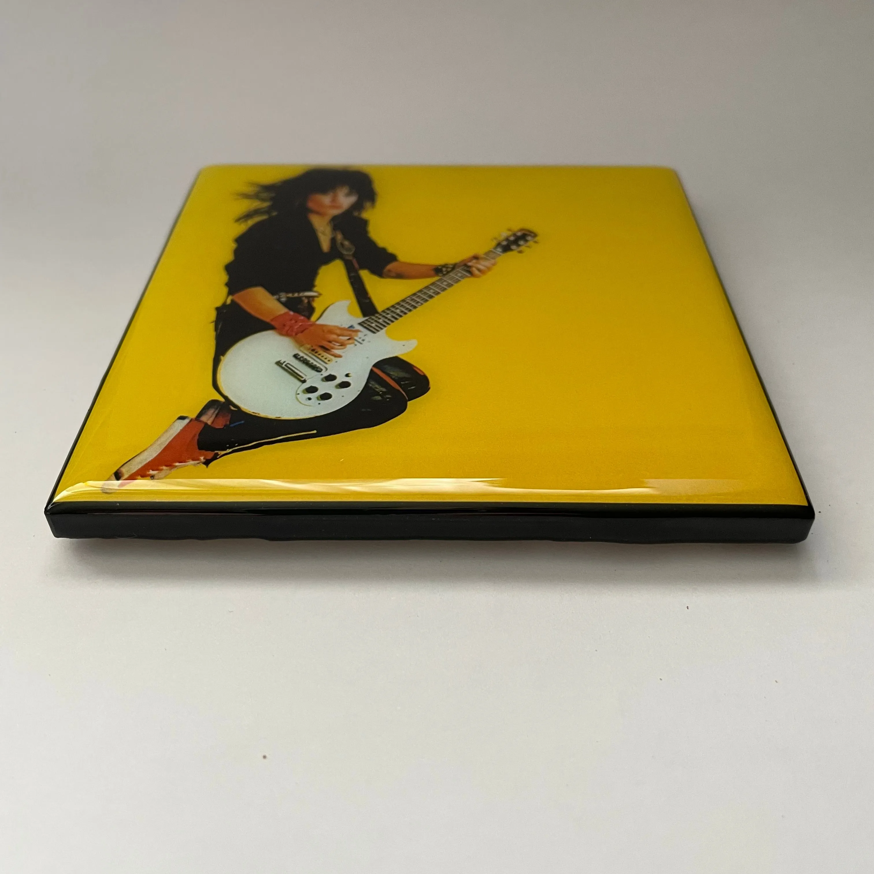 JOAN JETT Album Coaster Custom Ceramic Tile