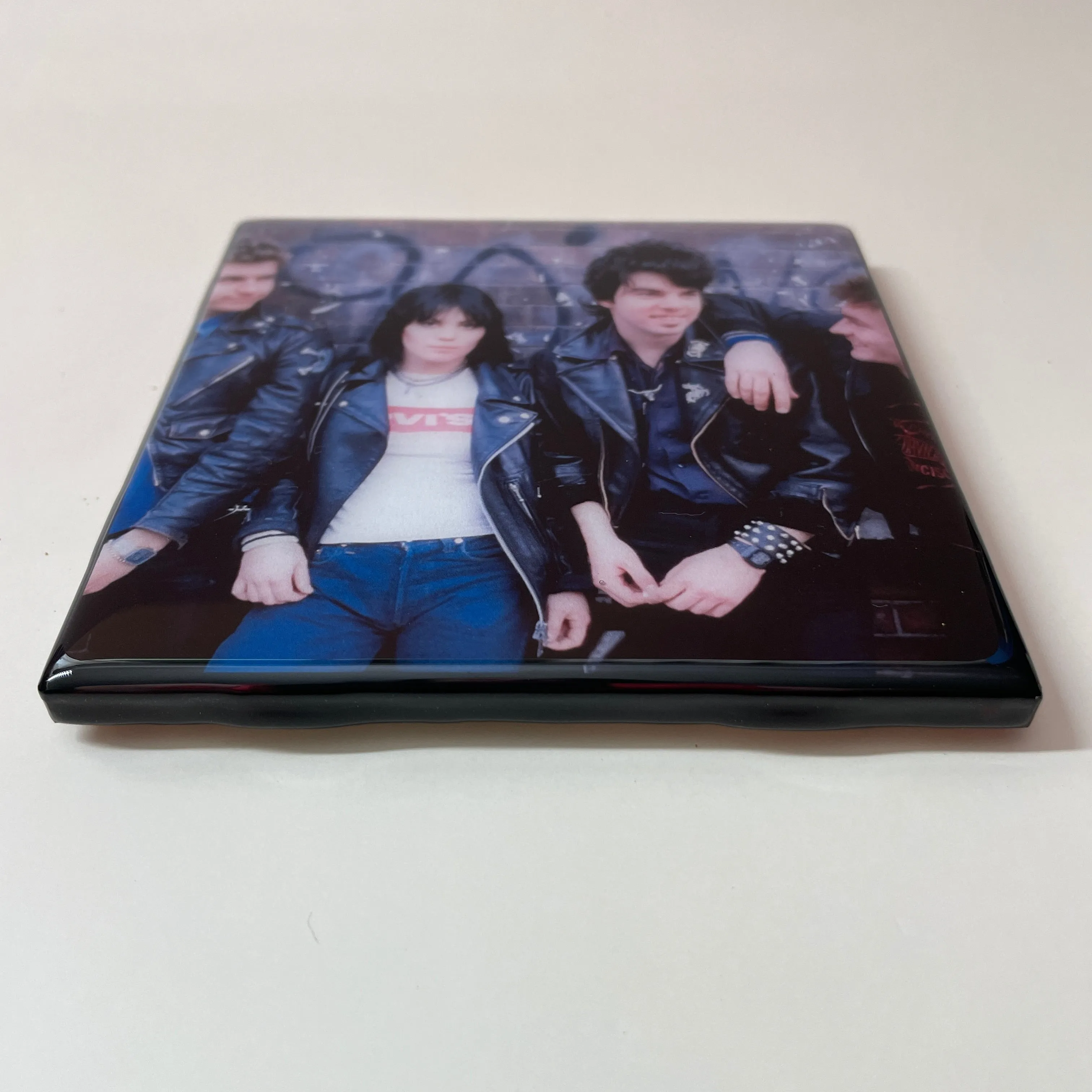 JOAN JETT and the Blackhearts Coaster Custom Ceramic Tile