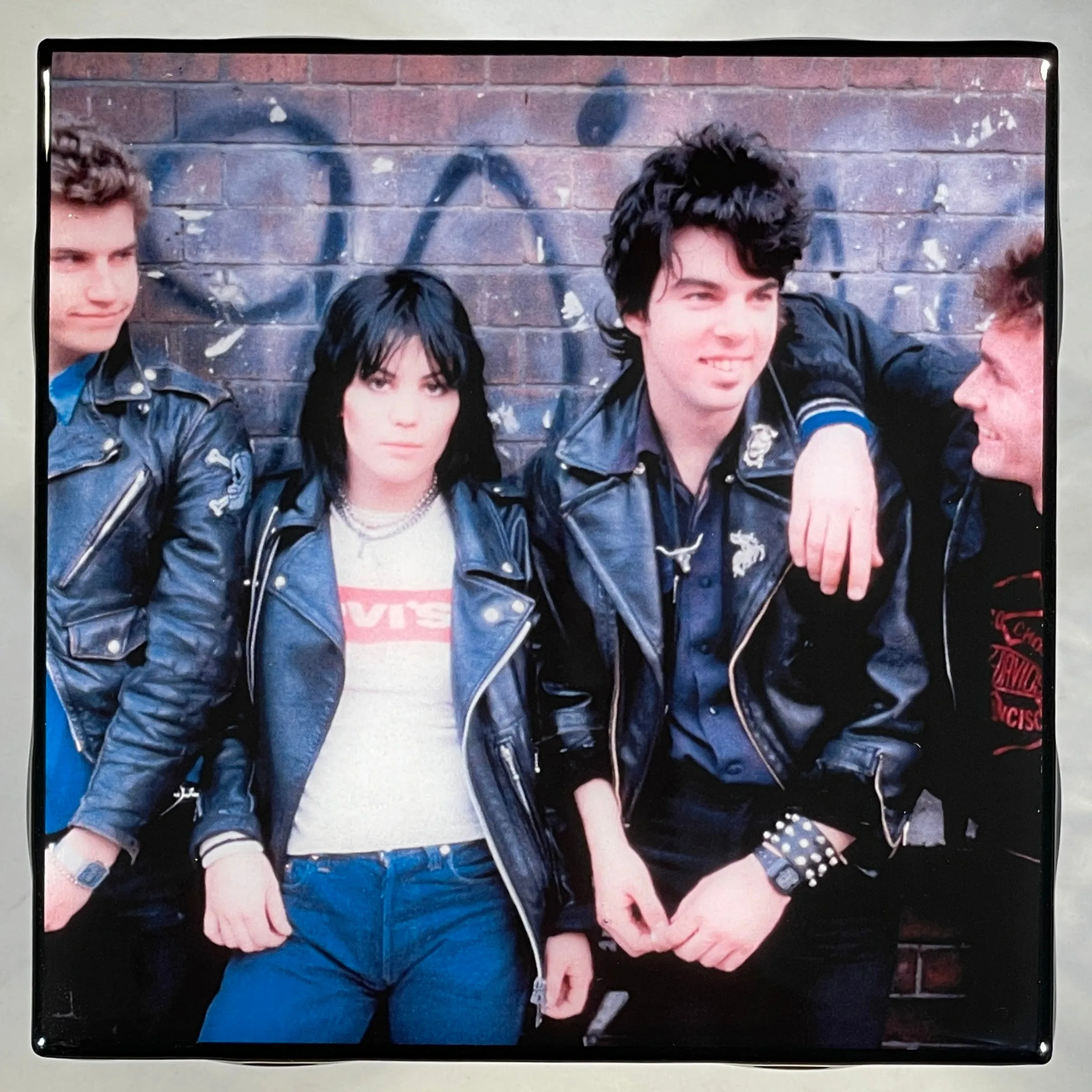 JOAN JETT and the Blackhearts Coaster Custom Ceramic Tile