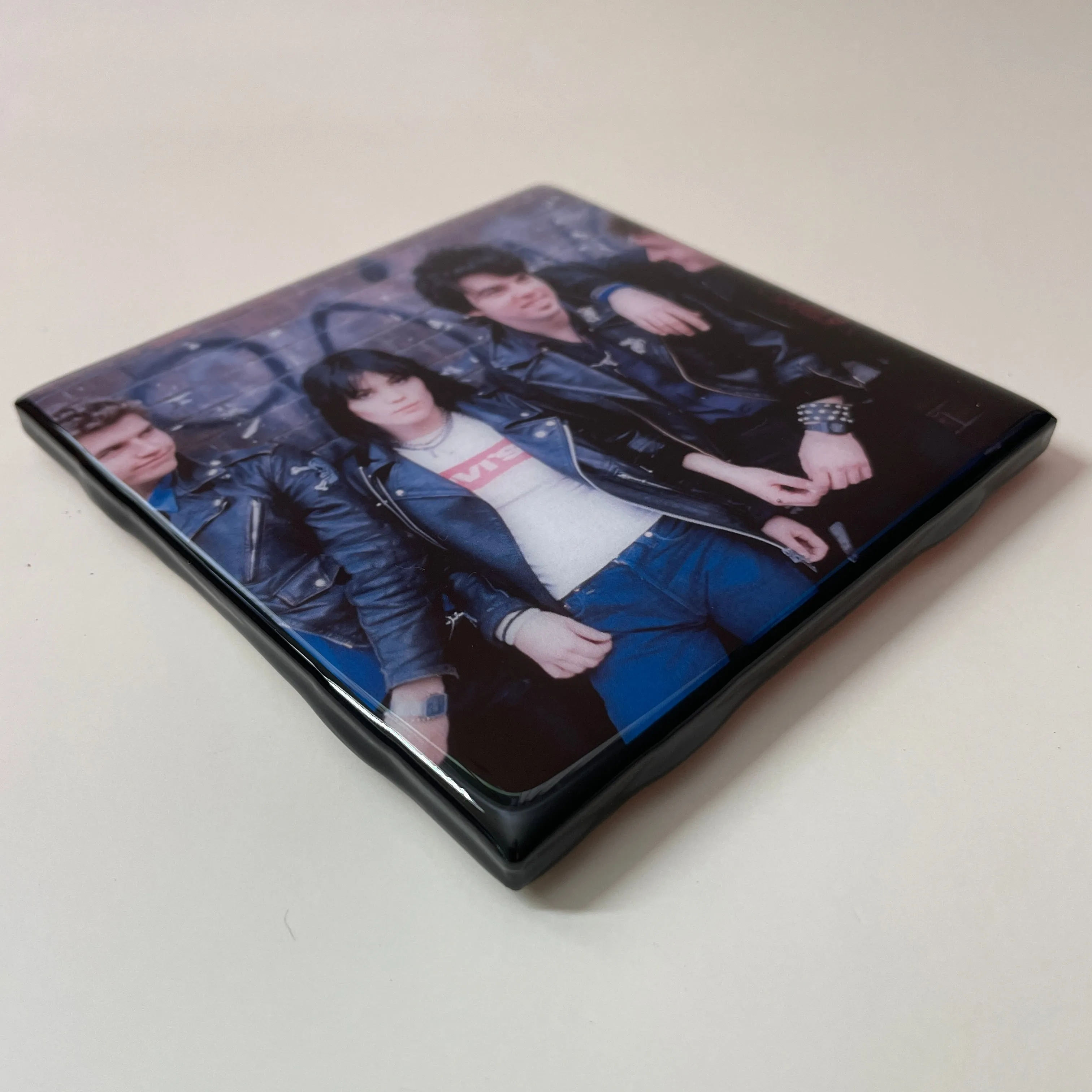 JOAN JETT and the Blackhearts Coaster Custom Ceramic Tile