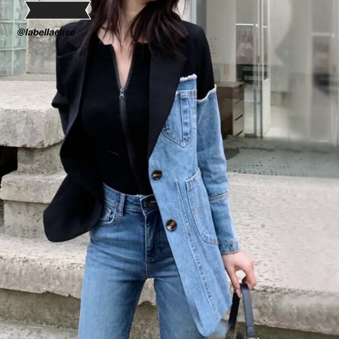 Jordyn 2 Tone Blazer Plus