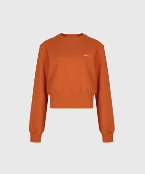 KANDINI Semi-Cropped Sweatshirt - Orange
