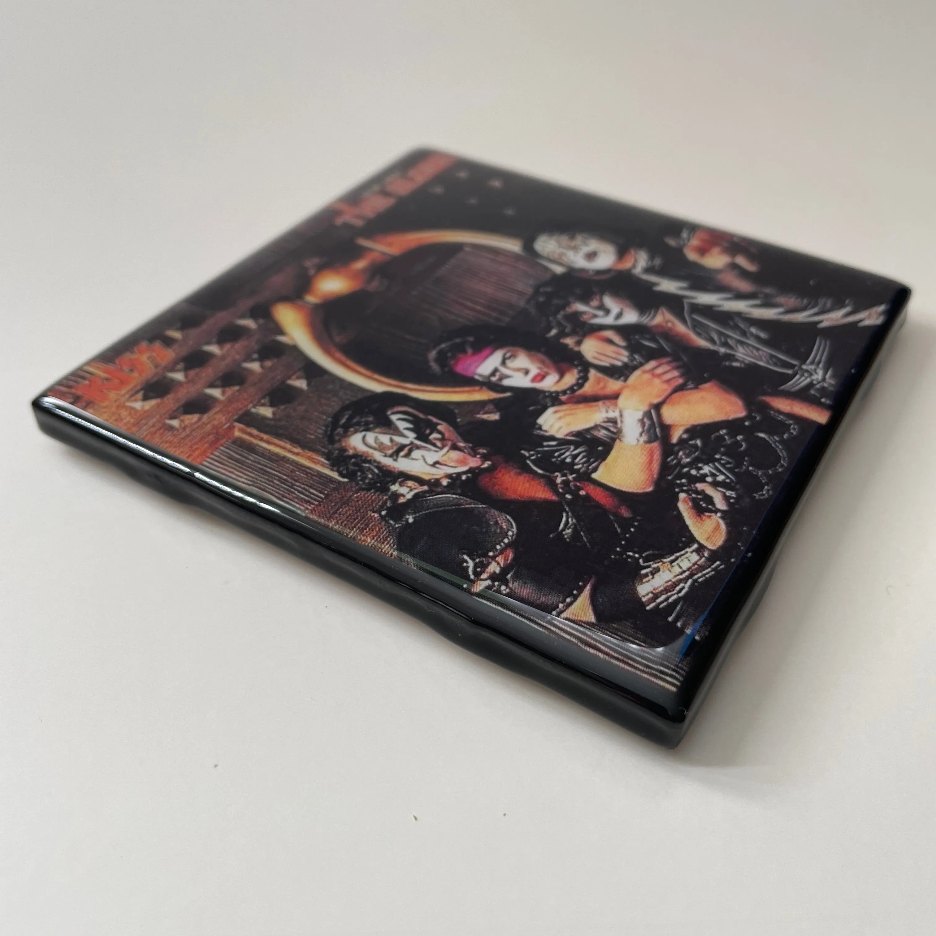 KISS Music From The Elder with Band Coaster Custom Ceramic Tile