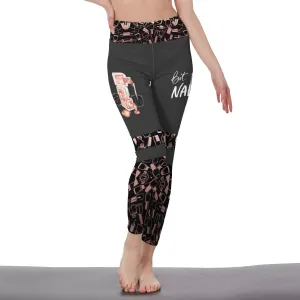Latest Nail Artist Legging Custom Nail Salon Uniform Manicurist Gift