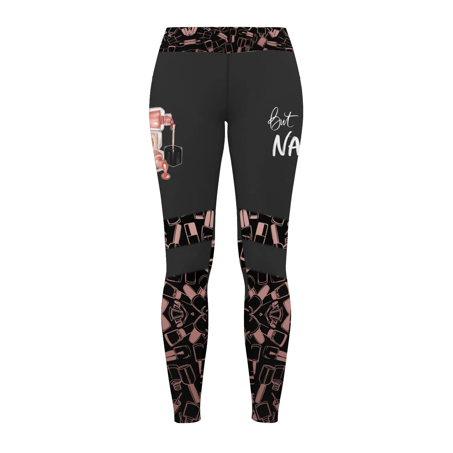 Latest Nail Artist Legging Custom Nail Salon Uniform Manicurist Gift