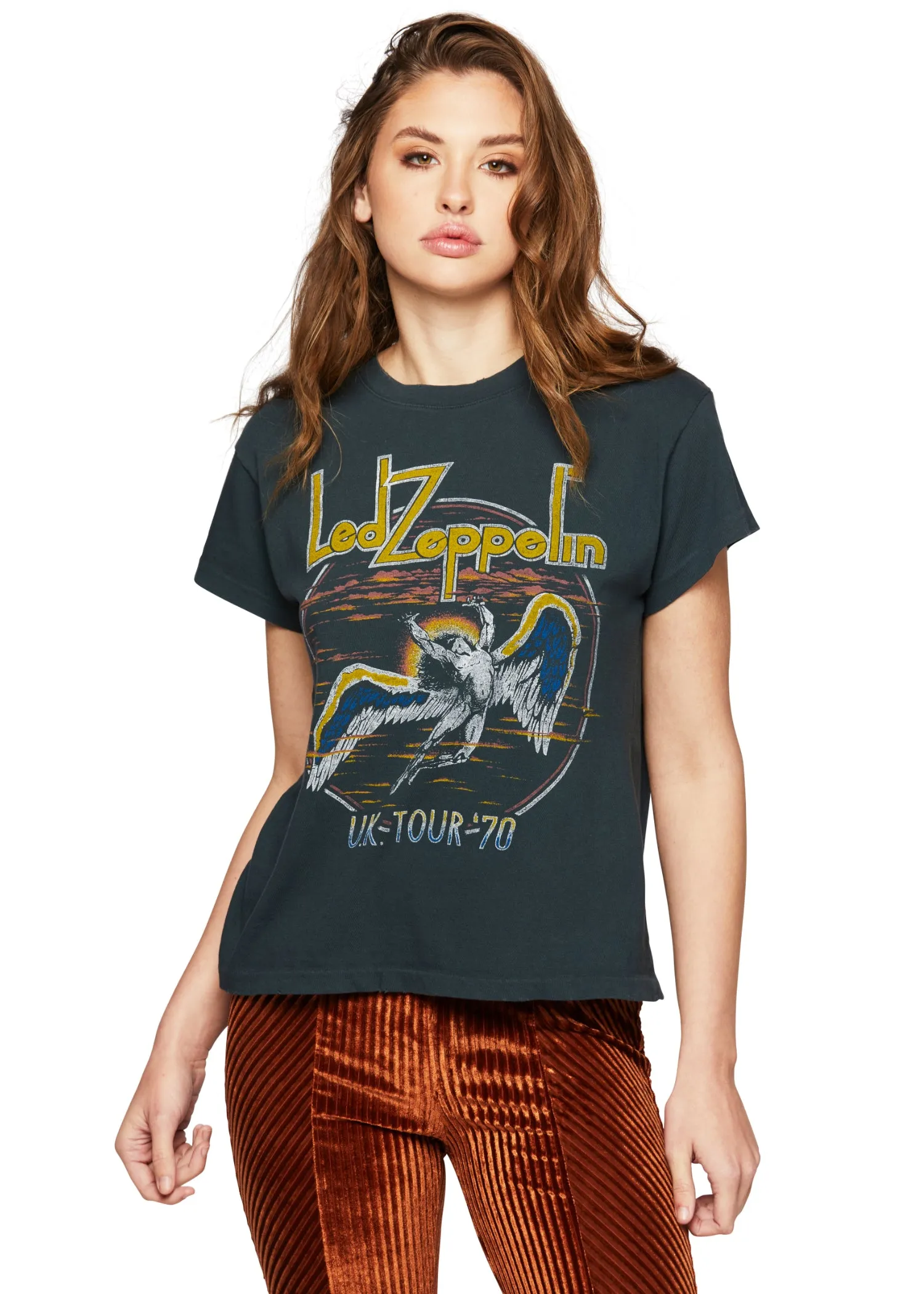 Led Zeppelin UK 1970 Tour Band Shirt by Daydreamer LA