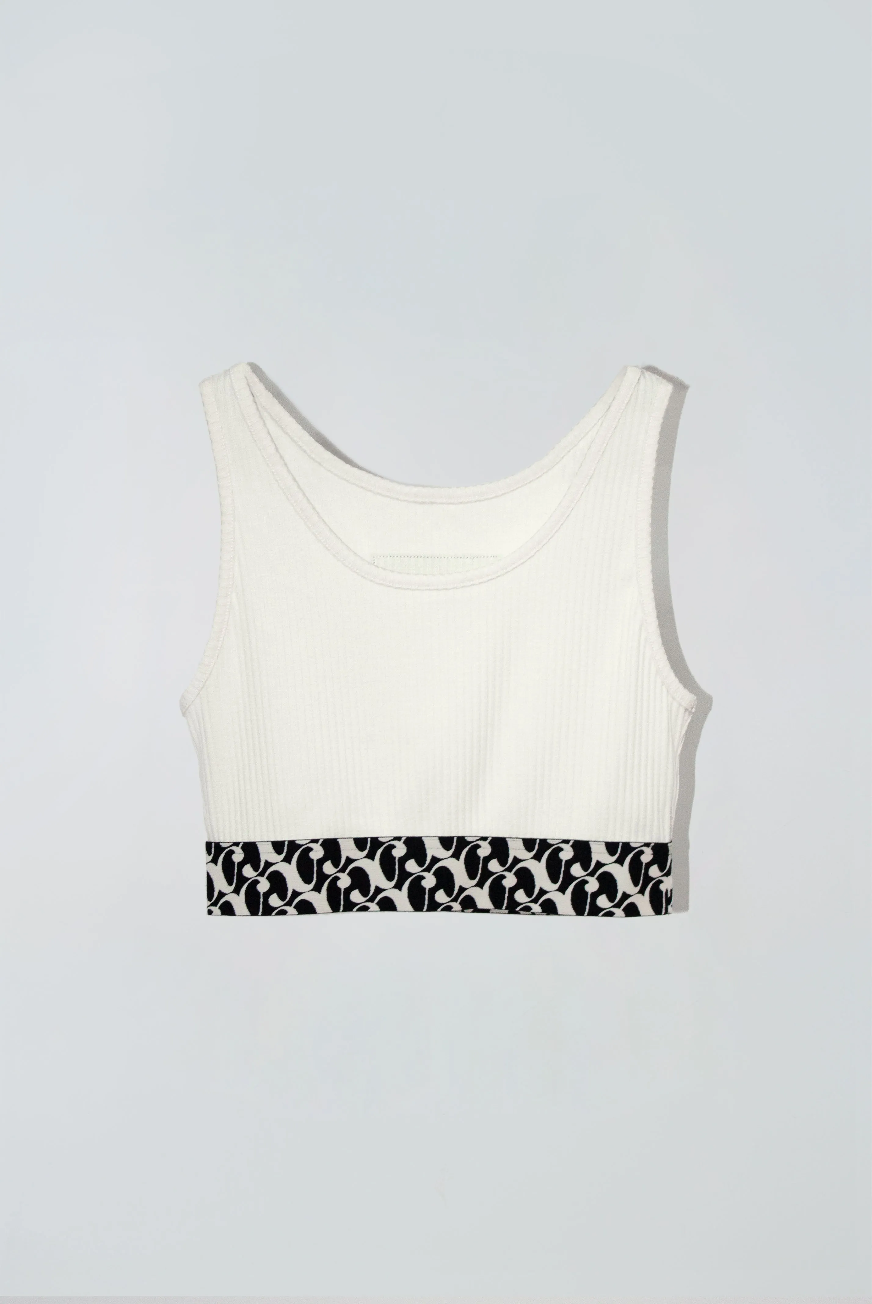 Loaf Crop Tank in Creamy White