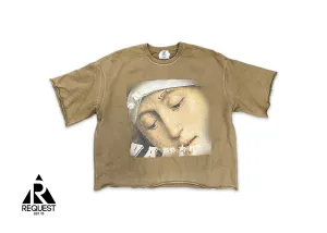 Love Saint Cropped Crewneck "Tan"