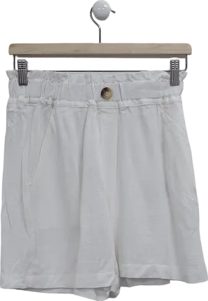 Lucky Meckleburgh White X V By Very Paperbag Shorts UK 10