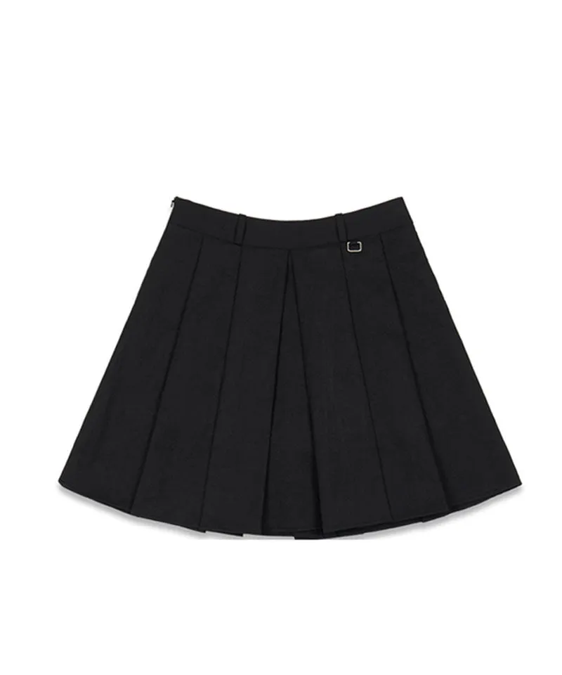 MACKY Golf: Gentle Pleats Skirt - Black