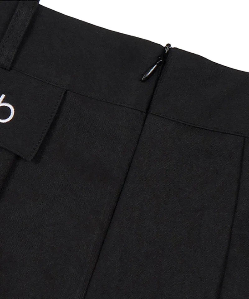 MACKY Golf: Gentle Pleats Skirt - Black