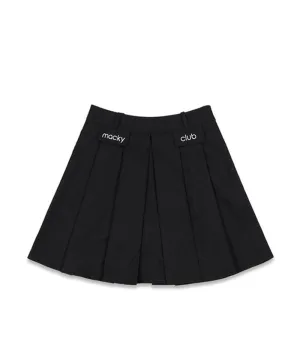 MACKY Golf: Gentle Pleats Skirt - Black