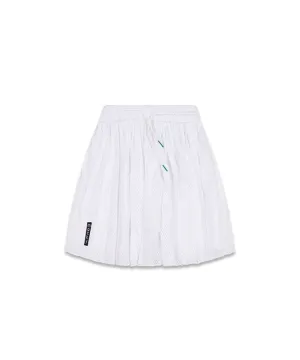 MACKY Golf: Hidden Pleats Skirt - White