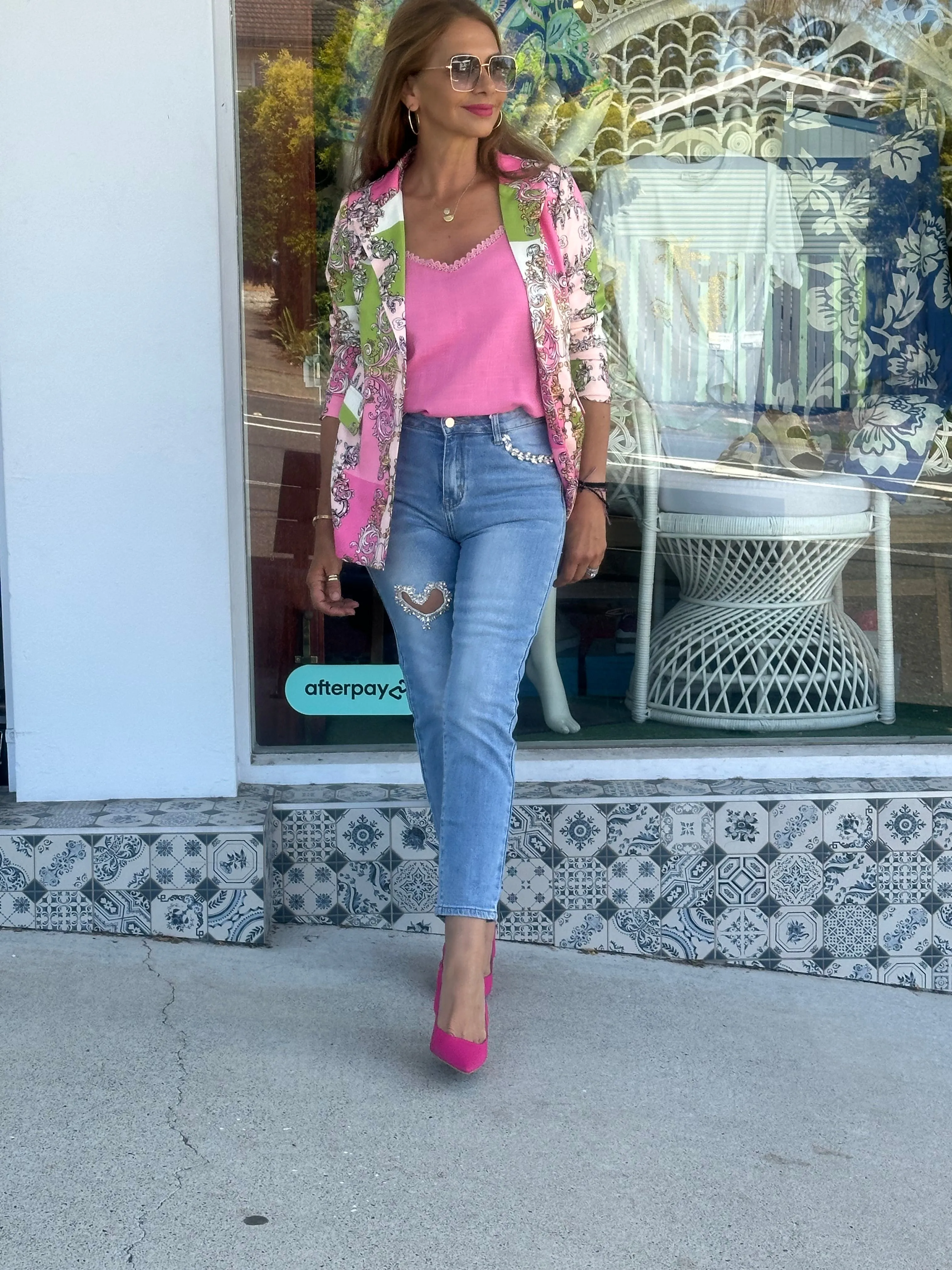Melania Print Jacket