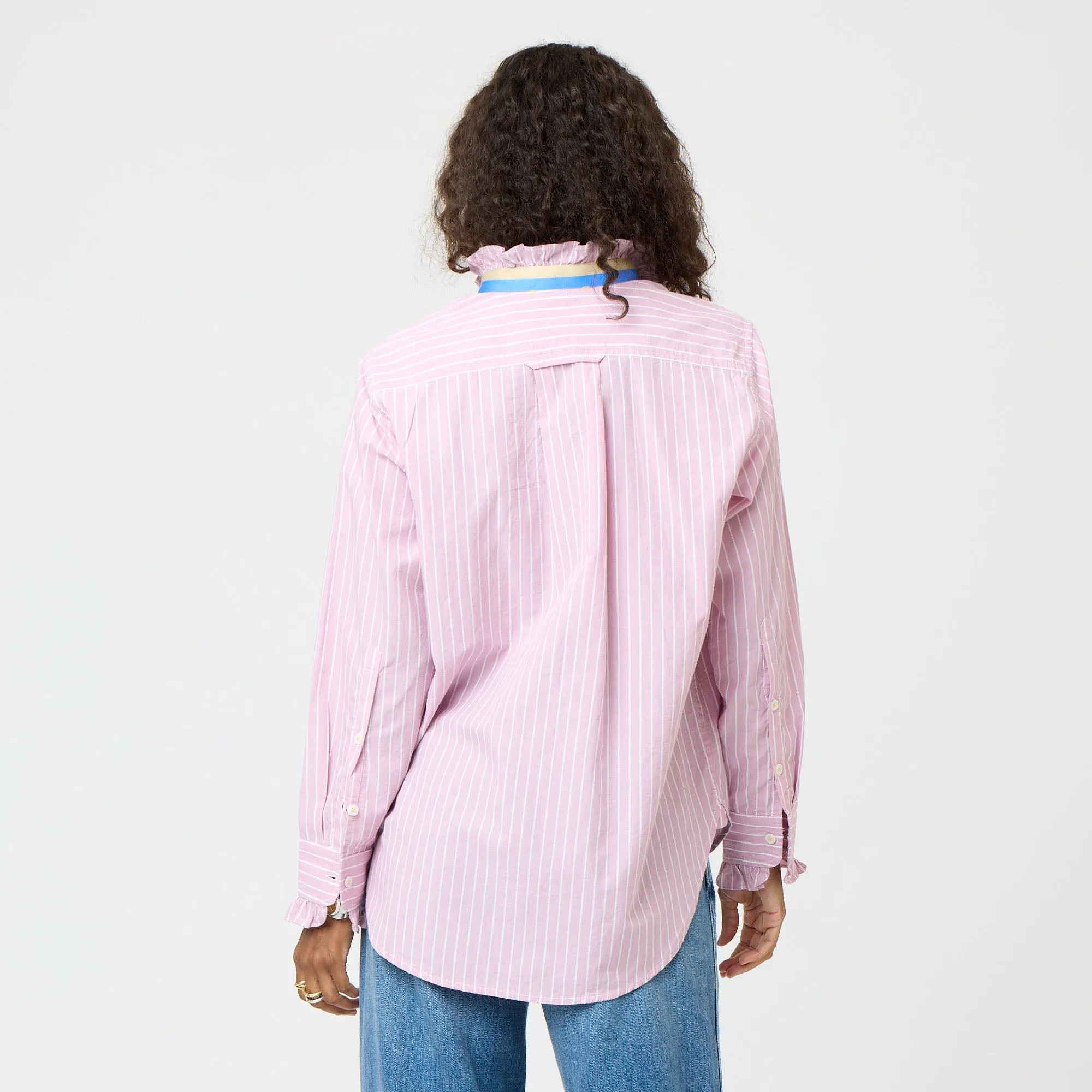 Mia Stripe Ruffle Shirt