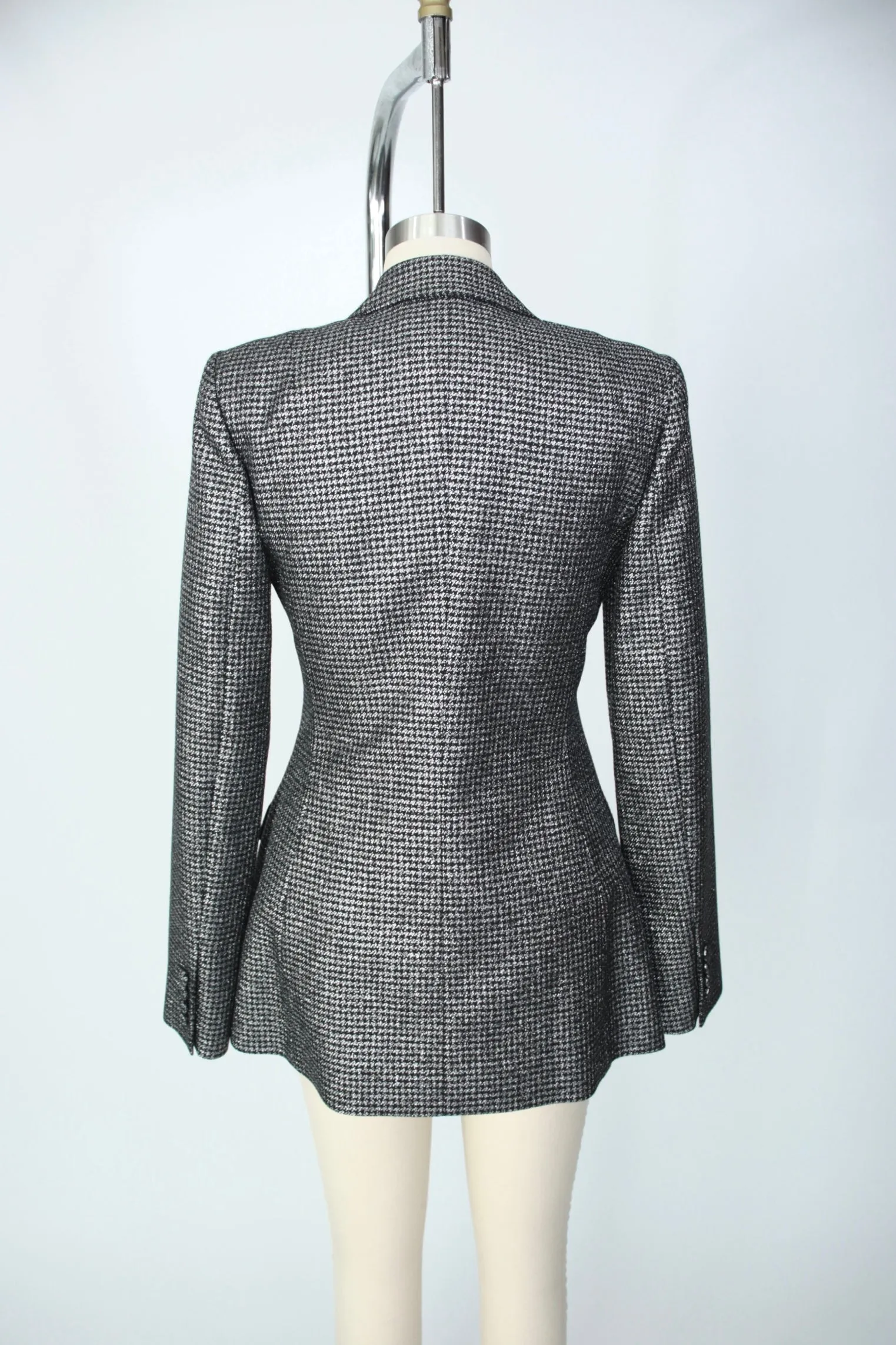 Michael Kors Metallic Houndstooth Blazer*